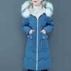 Women's Down & Parkas Fashion Winter Long Sleeve Solid Colors Womens Warm Zipper Fur Collar Hooded Jacket Outwear Coats Manteau Femme#g31