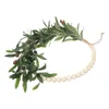 Decorative Flowers Hanging Hoop Wreath Berry Garland Front Door Twig Artificial Olives Farmhouse Home Decor