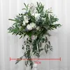 装飾花50cm植物葉のフラワーボール人工バラの結婚式の飾りバレンタインデイギフトテーブルセンターピーススタンド装飾