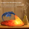 Romance itens 3d Imprimir Dragon Lamp Bedroom Night Light Teenager Room Decoração