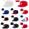 Designer per adulti Cappelli aderenti Baseball Snapbacks Fit Cappello piatto Tutto il logo della squadra Cappellini da basket ricamati regolabili Sport all'aria aperta Hip Hop Berretti da pescatore Berretto a rete