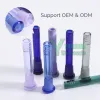 Diffusore colorato 14mm Bong Downstem Narghilè Glass Down Stem Slider Colore Accessori per fumatori all'ingrosso personalizzati per Beaker Bong