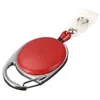 Kitchen Faucets Retractable Reel Keyring Clip Carabiner Recoil Key Ring Chain ID Card Holder