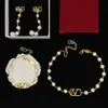 Luxury Designer Jewelry Set Bracelets Earrings Necklaces For Women Designers Simple V Bracelet personality Earring Valentinolies trendy Necklace ah4g