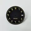 宝石なしlume lume abarad dial goldテキストNH35の日付