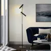 Golvlampor minimalistiska moderna villa vardagsrum sovrum soffa hörn stativ ljusdesigner kreativ justerbar stående ledningslampa