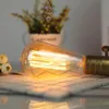 Bulbs Retro Edison Light Bulb E27 E26 110V 220V 40W 60W ST64 Filament Incandescent Ampoule Vintage Lamp Home DecorLED LED