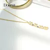 Halsband Doremi 6mm Personligt nummer Halsband Namn Halsband Tamnplattan Birthstone Chain för Women Pendant Letters Zirconia Halsband