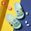 Slipper Baasploa Kinder Hausschuhe Jungen Mädchen Slipper Antislip Kind Strand Schuhe Baby Hause Sandalen Kinder Cartoons Flip-Flops 230522