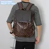 Großhandel Männer Umhängetaschen 2 Farben Flip Outdoor Freizeit Reise Rucksack Straße Trend Plaid Umhängetasche Große Kapazität Kontrast Leder Computer Handtasche 8003#