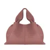 Pólo Dumplings Cloud Bag Mulheres Designer Crossbody Bags Minoria Francesa Design Flagship Marca Bolsa De Couro 230524