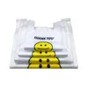 Förpackningspåsar transparent leende ansikte bärbar plast anpassad färskt material vattentät mtipurpose vest shop epacket droppe delive dhcq3