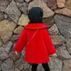 Manteau infantile bébé filles décontracté épaississement laine manteaux pour enfants à capuche chemise poche survêtement fille vestes vêtements