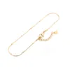 Anklets 304 Stainless Steel Anklet Gold Color For Women Beach Accessories Barefoot Jewelry Leg Chain Anklets Bracelets Gifts 1 Piece G220519