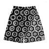 Etnisk kläder Casual Hexagon Printed Gradient Kimono Beach Shorts Cardigan Summer Par Women Men Haori Yukata Streetwear