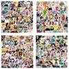 50pcs Toptan Karikatür Çıkartmaları Paketi Karışık Güzel Japonya Anime Etiketleri Dizüstü Bilgisayar Kaykay Motor Şişe Araba Su Geçirmez Çıkartma Dökme Lots 7 Grup