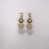 Kolczyki Dangle Suekees Goth Drop Fashion Biżuteria Pendientes Vintage boho metalowe drewno i koraliki żywiczne dla kobiet akcesoria