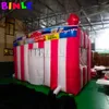 In Stock 4m Outdoor Business Inflatable Concession Stand With 2 Windows Fun Foods Booth Icecream Carnival Treat Shop For Sale