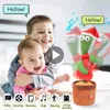 Nowate przedmioty urodzinowe prezent tańca kaktus elektron miękka zabawka miękka pluszowa lalka dzieci, które mogą śpiewać i tańczyć interaktywne krwawione g230520