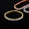Bracelets JINAO 6mm largeur haute qualité Hip Hop Tennis grand carré Bracelet cubain glacé Bling cubique zircone bijoux pour femmes cadeau
