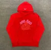 Men's Hoodies Sweatshirts Red Sp5der Young Thug 555555 Angel Shoe Printing Spider Web Black Hoodie New high end 67ess