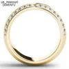 Band Rings Diamond 18k Yellow Gold Wedding Rings for Women Men Classic Bizuteria Anillos de Diamond Gemstone Jewelry Gold Ring Men Gifts J230522