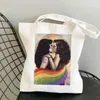 Love Wins Canvas Bag Personnalisé Rainbow Print Sac à Main Sac à Bandoulière en Toile 0522