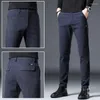 Pantaloni da uomo 2023 Gamba dritta in lino di cotone allentato casual da uomo Moda coreana