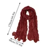 Sjaals 16 kleuren mode baby's solide kleur sjaal voor vrouwen meisjes lente winter lange dames sjaals wraps bandana pashmina zwart