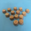 3st Big Size Dia 51mm till 83mm Wood Cork Lab Test Tube Plug Essential Oil Pudding Liten Glass Bottle Stopper Lid Anpassad