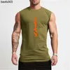 T-shirt da uomo Estate Palestra Canotta Uomo Allenamento Camicia senza maniche Bodybuilding Abbigliamento Fitness Uomo Abbigliamento sportivo Gilet muscolari Uomo Canotte J230522