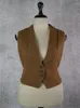 Gilet da donna Gilet a spina di pesce Gilet invernale caldo senza maniche Slim Fit Gilet punk retrò