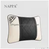 Seat Cushions Premium Nappa Leather Car Rest Cushion Headrest Neck Pillows For Benz Maybach Sclass Pillow Accessories Drop Delivery Dhigh