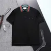 Ummer Designer Polo Shirt Hombres Tpolo Diseñadores de lujo para mujer para Tops Carta Polos Bordado Camisetas Ropa Camiseta con mangas Camisetas grandes 002