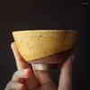 Чашки блюдцы в японском стиле грубая керамика