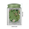 Storage Bottles Square Tea Bulk Cereal Loose Leaves Tin Tinplate Jars Go Food Containers Lids