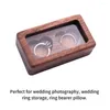 Sieraden zakjes houten ring organisator houten ringen kist open klassieke container kleur juwelen houders houders rustieke display doos helder