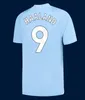 Fansversion Haaland City Soccer Jersey Grealish Sterling Ferran de Bruyne Foden 23 24 Mans Cities Football Shirts Män sätter uniform