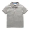 Dzieci Designer Ubrania chłopcy koszula polo letnie koszule krótkie rękawy Bawełny pusta koszula swobodny zwykły zwykły bluzka zbiorniki modne szkolne ubrania klasowe BC704