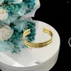 Braccialetto Braccialetto semplice per le donne Personalità Moda Colore argento Braccialetti regolabili in acciaio inossidabile Regalo di gioielli all'ingrosso