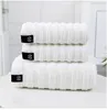 Towels Bathroom Luxury Bath Towels Hand Towels Hair Towels Striped Absorbent Bath Towels Towel Set Free Shipping