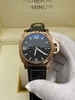 2023 رجال أعمال الموضة مشاهدة PNH Quartz Watch Rose Gold Dial Sapphire Mirror أصلي حزام جلدي ساعة مشاهدة هدية