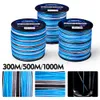 Braid Line Pro Beros 300m 500m 1000m 8 Strands 10 100lb PE Wraded Fishing Wire Multifilament Super Strong Japan Mixed Colors 230520