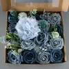 Dekorative Blumen Verfeinerung Künstliche Rose Blume Geschenke Box Dekoration Chirstmas Geburtstagsfeier Braut Bouquent Ornament Supplies