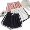 Womens Shorts Summer Street Fashion Short Elastic Waist Short Pant Loose Solid Soft Cotton Casual Short Femme Shorts 230520