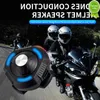 Carro da motocicleta condução óssea capacete fones de ouvido estéreo alto-falante sem fio bluetooth condução ciclismo esportes