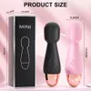 Vibrators mini Wand Vibrator vrouwelijke clitorale stimulator av stick goint massager vrouwelijke masturbator vrouwelijk seks speelgoed 230520