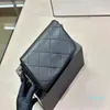 2023-Leather handbag holder designer small messenger bag retro classic design versatile high-grade metal chain organ bag