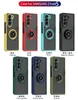 Pansarfodral för Samsung Galaxy Z Fold 3 Fold 4 Fold 5 Case Bracket Silicon Magnetic Ring Hard Cover