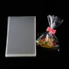 Gift Wrap Transparent Flat Open Top Candy Bag OPP Plastic Cellophane Bag Lollipop Packing Cookies Packaging Wedding Party Small Gift Bags 230522